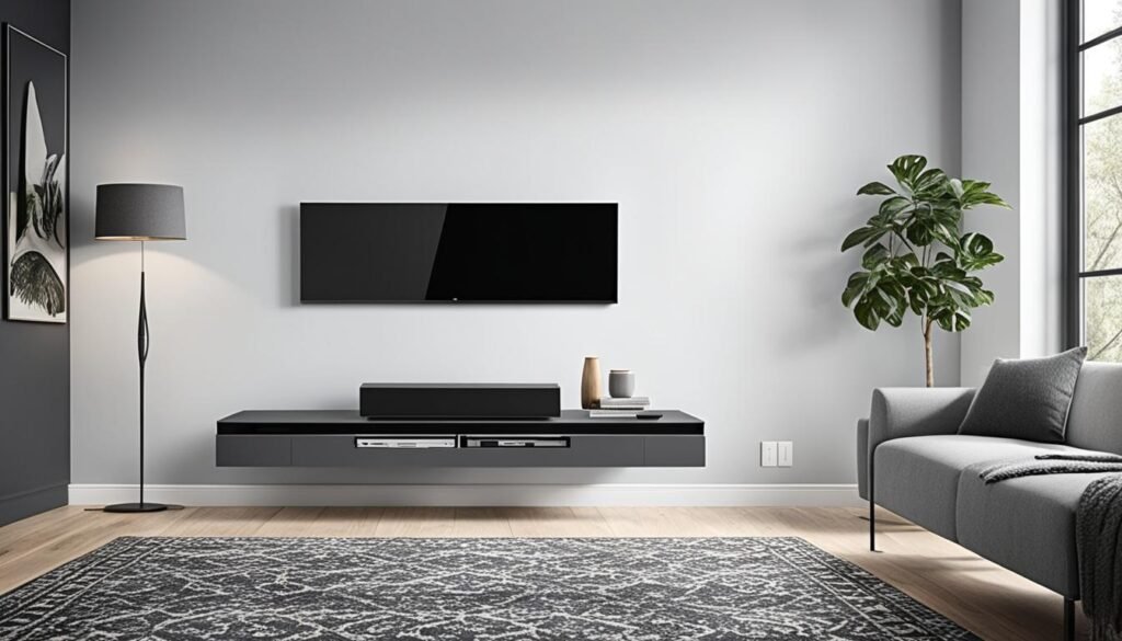 Mueble flotante para TV